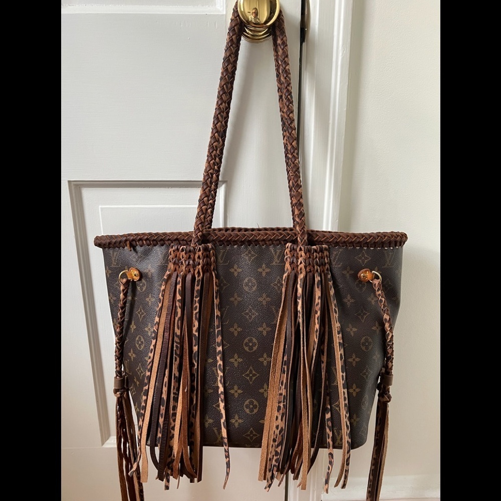 Customized LV Monogram Neverfull MM - Picture 3 of 16